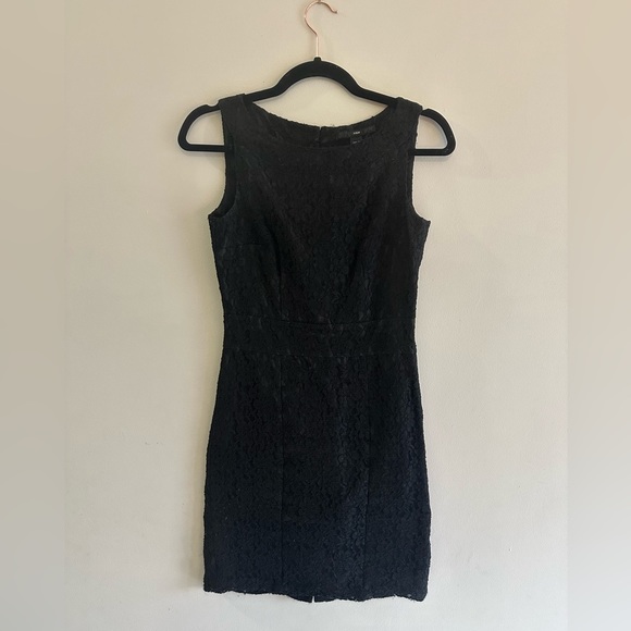 H&M Black Lace Dress Size 4 - Picture 1 of 5